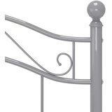  Okvir za krevet sivi metalni 90 x 200 cm | shoptok.hr