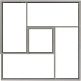  Vrtna saksija Srebrno 80 x 80 x 50 cm Nehrđajući čelik | Eponuda.ba