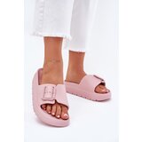 EVENTO Women's Foam Platform Sandals With Buckle Pink Viasara Cene