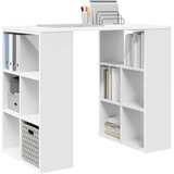  Stol s policom Bijelo 90 x 50 x 75 cm Konstruirano drvo | Eponuda.ba