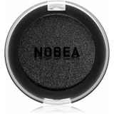 NOBEA Day-to-Day Mono Eyeshadow sjenilo za oči sa šljokicama nijansa Black chant 3,5 g
