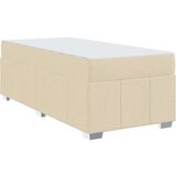  Krevetna konstrukcija Krema 100 x 200 cm tkanina | shoptok.hr