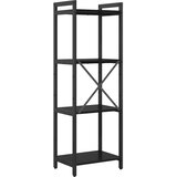  Polica Crni hrast 40 x 30 x 119 cm Konstruirano drvo | shoptok.hr