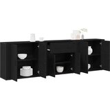  Kreveta Crni hrast 240 x 33 x 70 cm Konstruirano drvo | Eponuda.ba