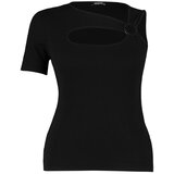 Trendyol Curve Plus Size Blouse - Black - Fitted Cene