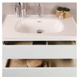 Hanah home Kupatilski ormarić sa umivaonikom i ogledalom (2 komada) Simple 60 White | Eponuda.com