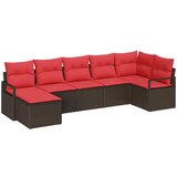  Set sofe s jastukom 7 pcs Smeđa poliratan | Eponuda.com