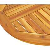 vidaXL Stolna ploča Ø80x2,2 cm okrugla od masivnog bagremovog drva | shoptok.hr
