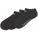 Converse Set 3 parov ženskih nizkih nogavic E751B-3009 Črna
