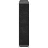 Ormarić za Cipele s Pokrovom od Tkanine 115 x 28 x 110 cm Crni | shoptok.hr
