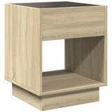  Noćni ormarić s beskonačnim LED boja hrasta sonome 40x40x50 cm | shoptok.hr
