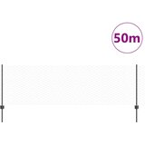 vidaXL Stebri ograje 11 kosov U-kanal sivi 80 cm jeklo, Šesterokotna ograja siva 0.8x50 m jeklo | Shoptok.si