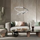  LED luster na sajli HOOP LED/51W/230V prečnik 60 cm 4000K sjajni hrom | Eponuda.com