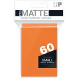 Ultra PRO Matte Small Desk Protector Sleeves 60 - Orange | Eponuda.com