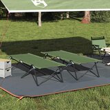  Sklopivi kamperski krevet 2 pcs Zelena 206 x 76 x 74 cm | shoptok.hr