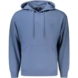 muški plavi zip-up sweatshirt