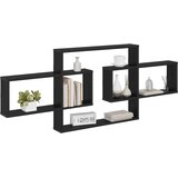  Polica na zidu Crni hrast 130 x 10 x 50 cm Konstruirano drvo | shoptok.hr