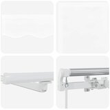  Skrovita tenda Bijelo 500 × 350 cm Tkanina i čelik | shoptok.hr