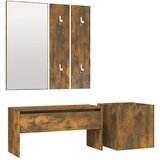  Set namještaja za hodnik boja hrasta konstruirano drvo Smeđa | shoptok.hr