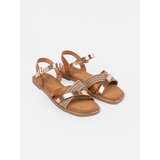 Sergio Leone Women's brown flat sandals by | shoptok.hr