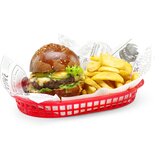  Servirne Košara, Fast Food, 275x175x38mm, 6 kos | Shoptok.si