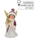 Molarem Home Božićni ukras anđeo s LED svjetlom - 20 cm | shoptok.hr