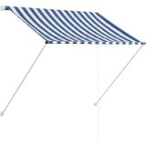 Maison Chic Zložljiva tenda - Senčniki 150x150 cm modra in bela, (22042299) Cene