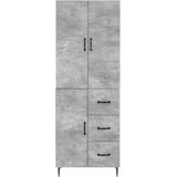  Set ormara 2 pcs Betonska siva 66 x 34,5 x 89,5 cm | shoptok.hr