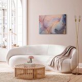  Slika - Pink and blue marble - abstract watercolour with gold accents 60x40 Standard | shoptok.hr