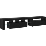 TV ormar 2 pcs Crni hrast 215 x 36,5 x 40 cm Konstruirano drvo | shoptok.hr