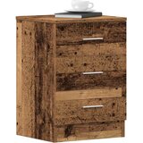 vidaXL Nočna omarica Old Wood 38x35x55 cm Inženirski les | Shoptok.si