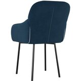  Jedilni stoli 2 kosa moder žamet, (20701185) | Shoptok.si