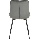 MID.YOU STOL, les, kovina, tekstil siva | Shoptok.si