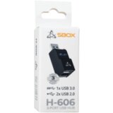 S Box SBOX USB RAZDJELNIK H-606 3 PORT USB-A 3.0 u