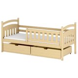  Drveni dječji krevet Terry s ladicom - svijetlo drvo - 190x90 cm - Bez madraca | shoptok.hr