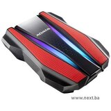 HDD Durable HD770G 1TB, RGB, 2.5", USB 3.2 Gen 1 vanjski HDD, crvena u