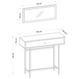 Hanah home Sideboard komoda Pera Sapphire Hrast Black | ePonuda.com