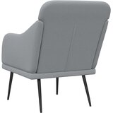  Fotelja svjetlosiva 63 x 76 x 80 cm od tkanine | Eponuda.com