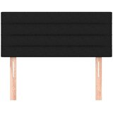  Uzglavlje crno 80 x 5 x 78/88 cm od tkanine | shoptok.hr