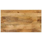  Stolić za kavu 2 razine 100x55x38 cm masivno drvo manga i čelik | shoptok.hr