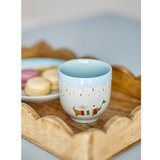 Bloomingville Mini Modra/kremno bela otroška skodelica iz kamenine 150 ml Celebrate – | Shoptok.si