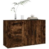  Komoda boja dimljenog hrasta 100x33x59,5 cm konstruirano drvo | shoptok.hr