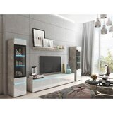P & B Dnevni Regal Vera, Bela, Siva, 4-Delno, Led | Shoptok.si