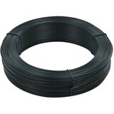 vidaXL Vezna žica za ograjo 250 m 2,3/3,8 mm jeklo črno zelena Cene