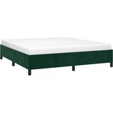  Okvir za krevet bez madraca tamnozeleni 180x200 cm baršunasti | shoptok.hr