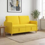 SOFA s pohranom Svijetlo žuta 152 x 78 x 87 cm Poliester | shoptok.hr