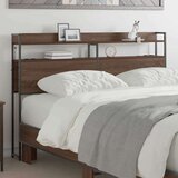  Skladiščni naslon s polico Rjavi hrast 140,5 x 15 x 98 cm, (5000142153) | Shoptok.si