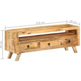 TV omarica 110x30x40 cm trden mangov les, (20731820) | Shoptok.si