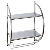 Awd Zidna polica 2reda + nosač peškira INOX-staklo | Eponuda.ba