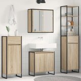  Set namještaja za kupaonicu Sonoma hrast Konstruirano drvo | shoptok.hr